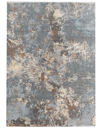 North Indian Wool and Bamboo Silk 